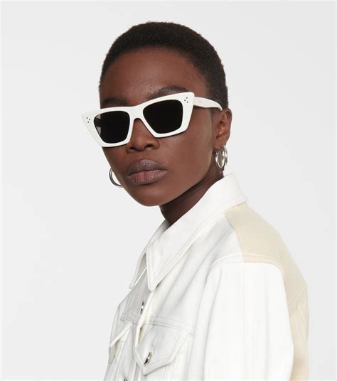 celine sunglasses women white|authentic Celine sunglasses.